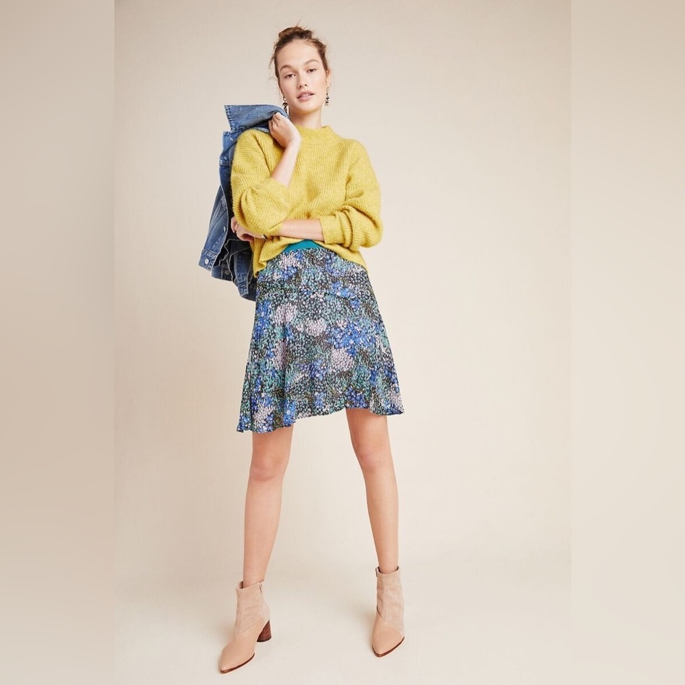 Anthropologie Maeve Kerry Mini Skirt Size XSmall